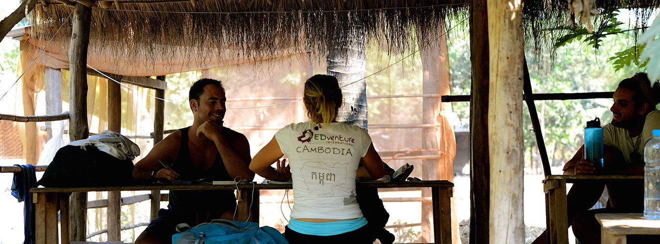 EDventure International team working in Cambodia