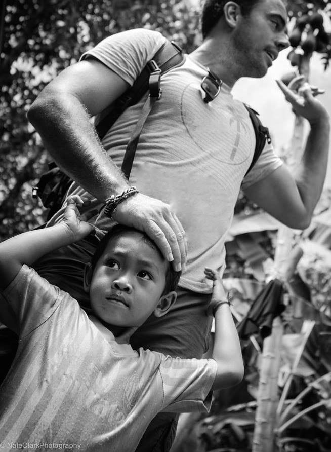Jamie Christopherson, Founder and Executive Director of EDGE Worldwide, in the field in Cambodia